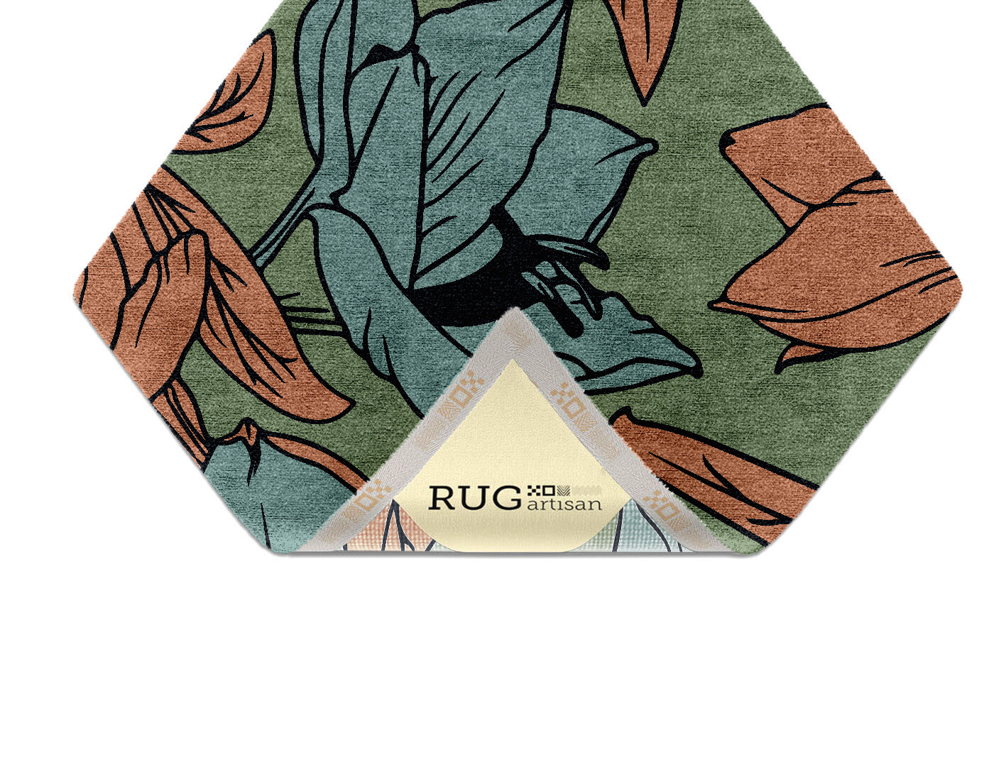 Jonquil Field of Flowers Diamond Hand Knotted Bamboo Silk Custom Rug by Rug Artisan