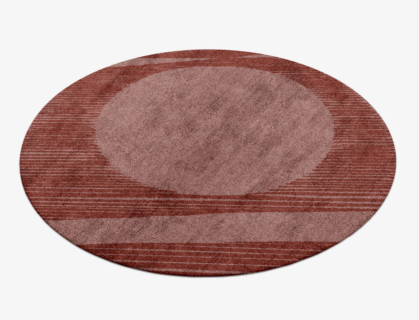 Judas Abstract Round Hand Knotted Bamboo Silk Custom Rug by Rug Artisan