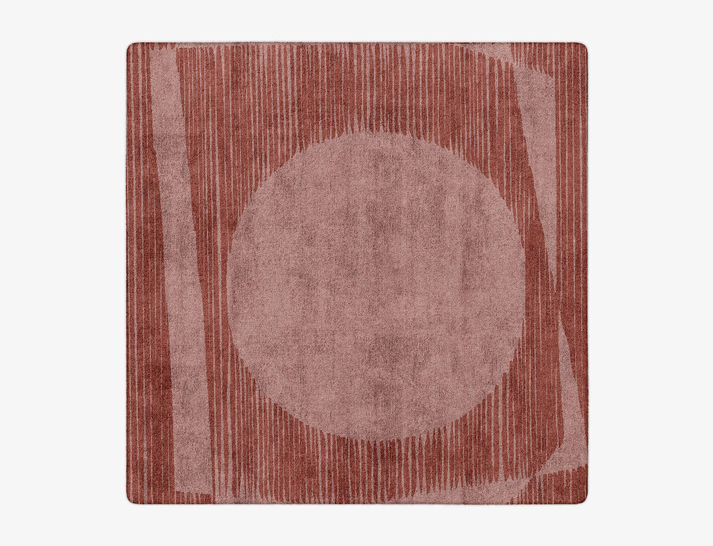 Judas Abstract Square Hand Tufted Bamboo Silk Custom Rug by Rug Artisan