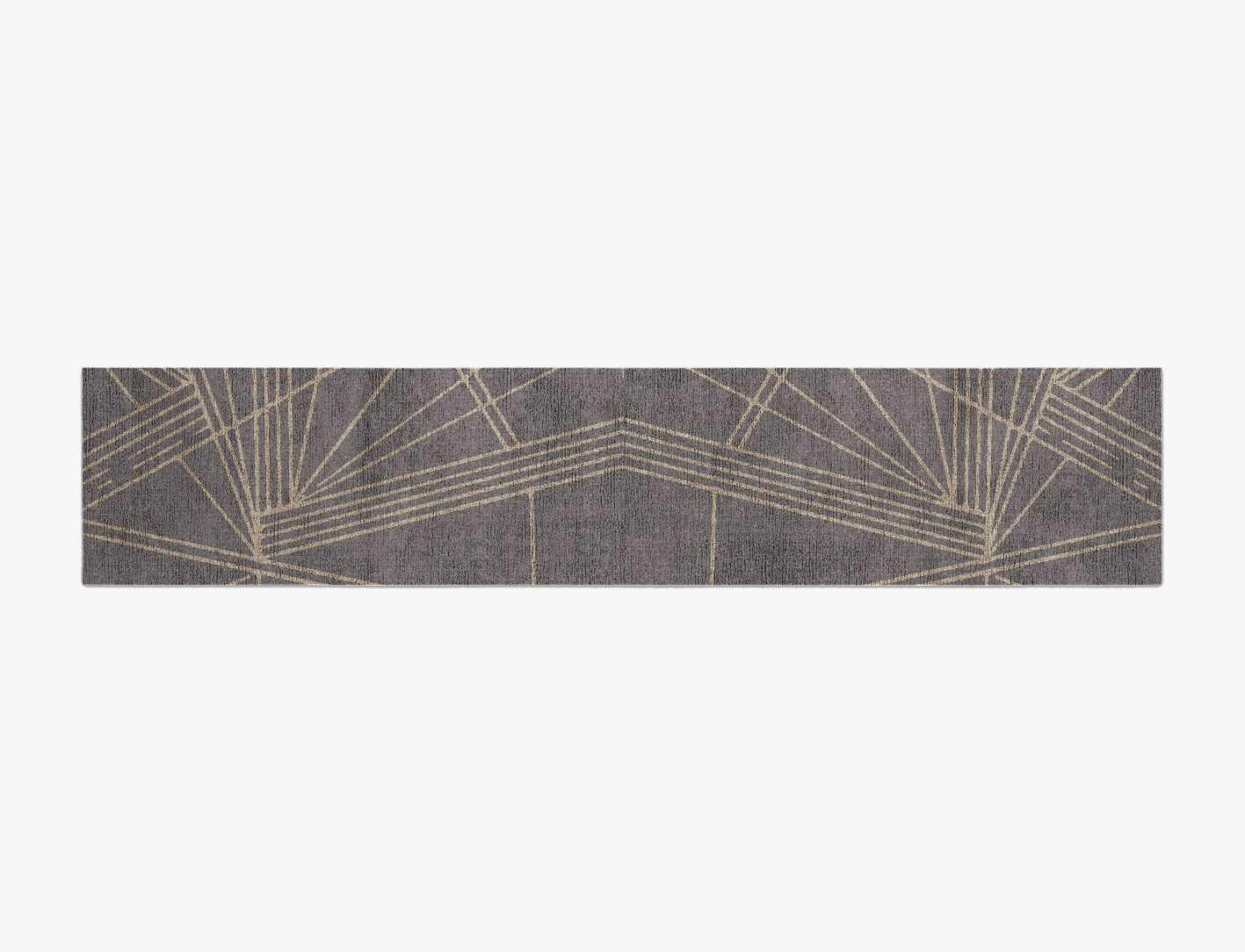 Junction Minimalist Runner Flatweave Bamboo Silk Custom Rug by Rug Artisan