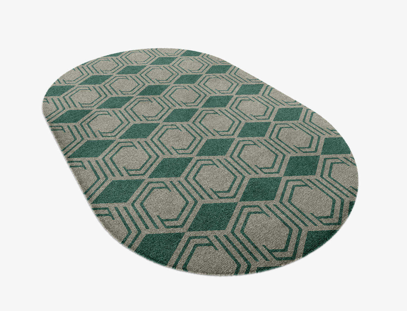 Junctions Modern Geometrics Capsule Hand Knotted Tibetan Wool Custom Rug by Rug Artisan