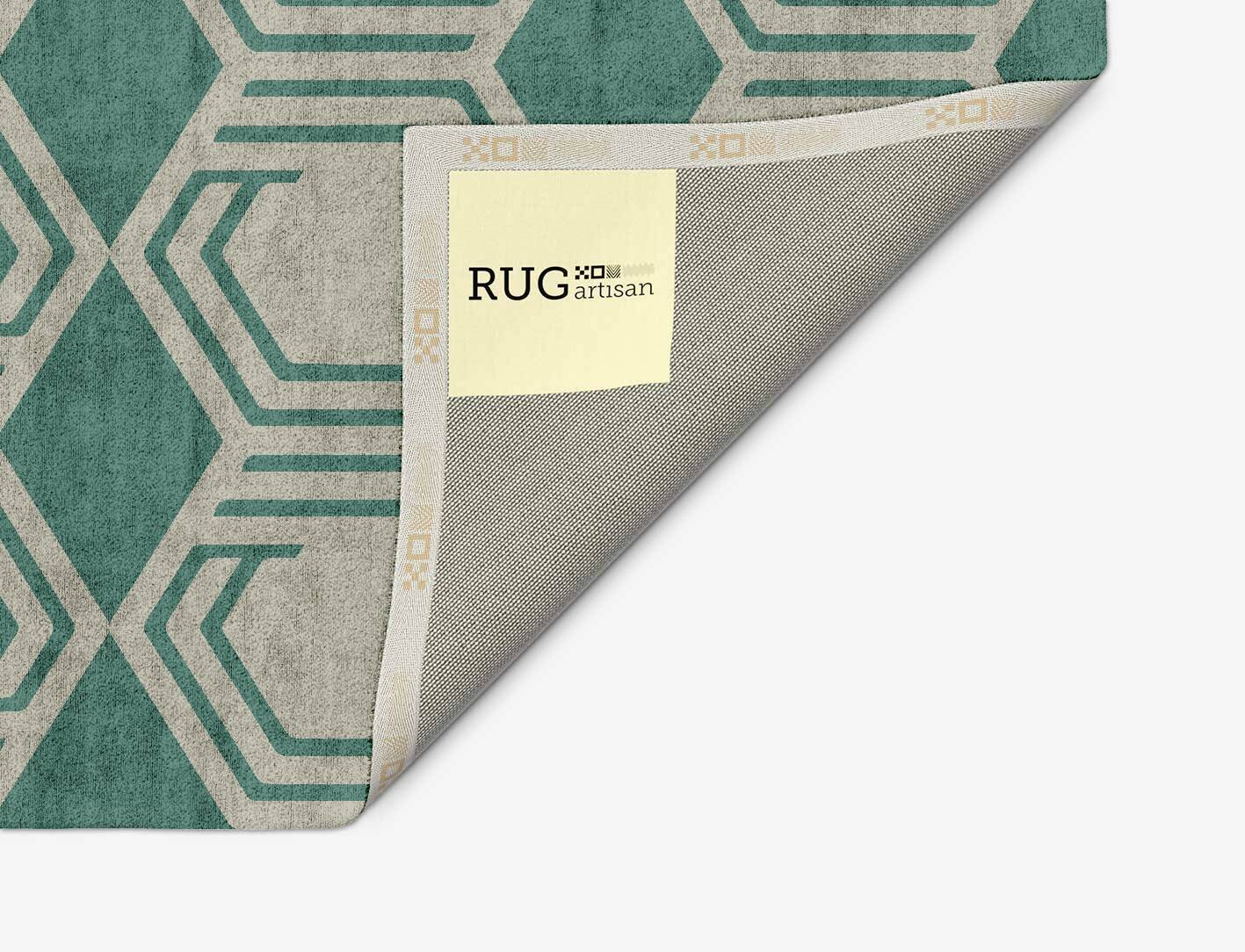 Junctions Modern Geometrics Arch Hand Tufted Bamboo Silk Custom Rug by Rug Artisan