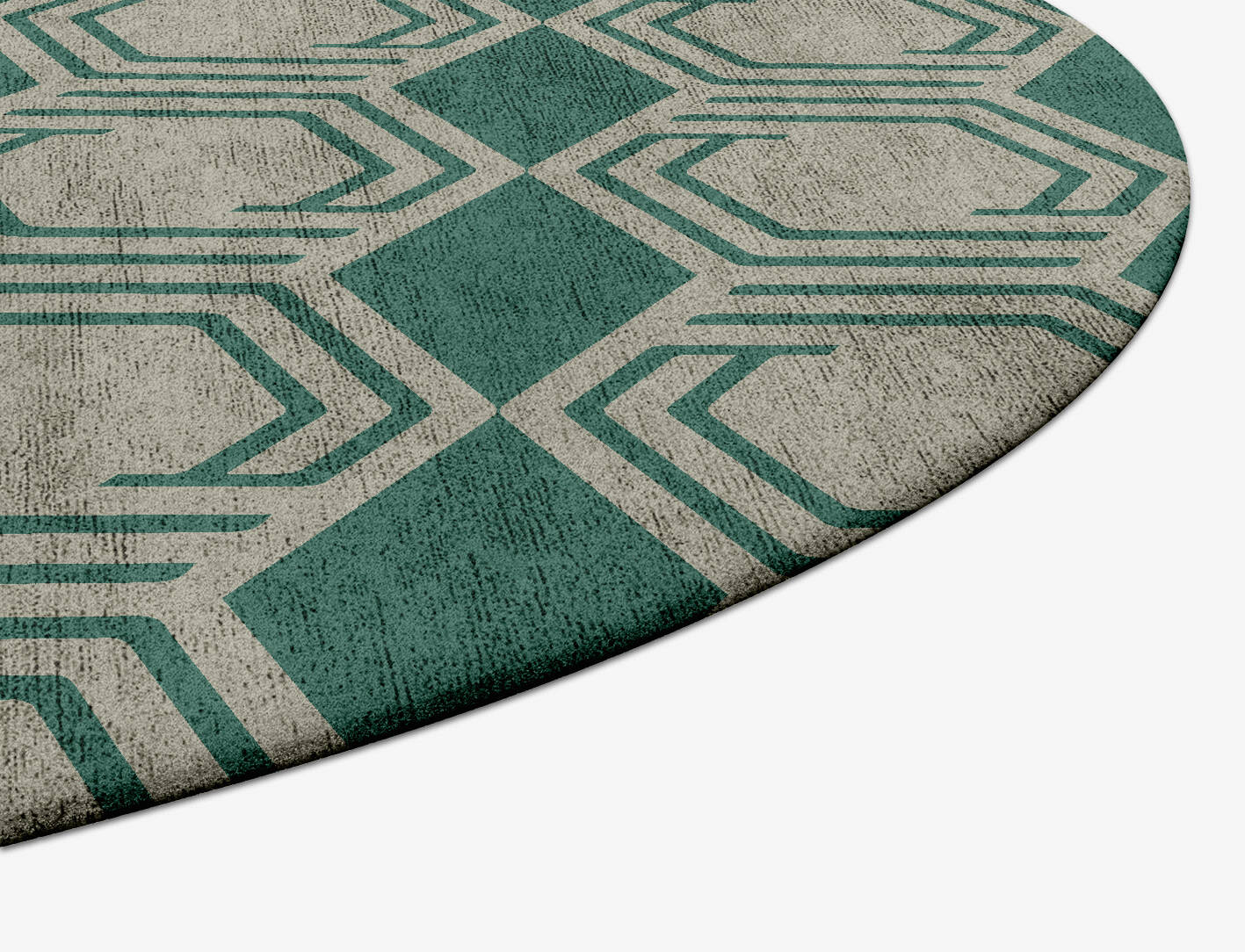 Junctions Modern Geometrics Capsule Hand Tufted Bamboo Silk Custom Rug by Rug Artisan