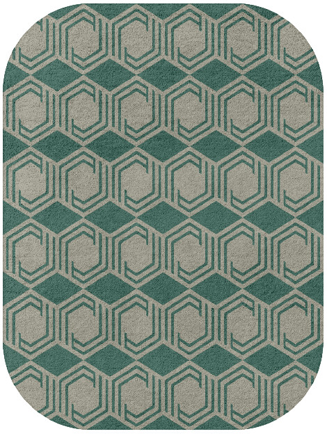 Junctions Modern Geometrics Oblong Hand Tufted Pure Wool Custom Rug by Rug Artisan