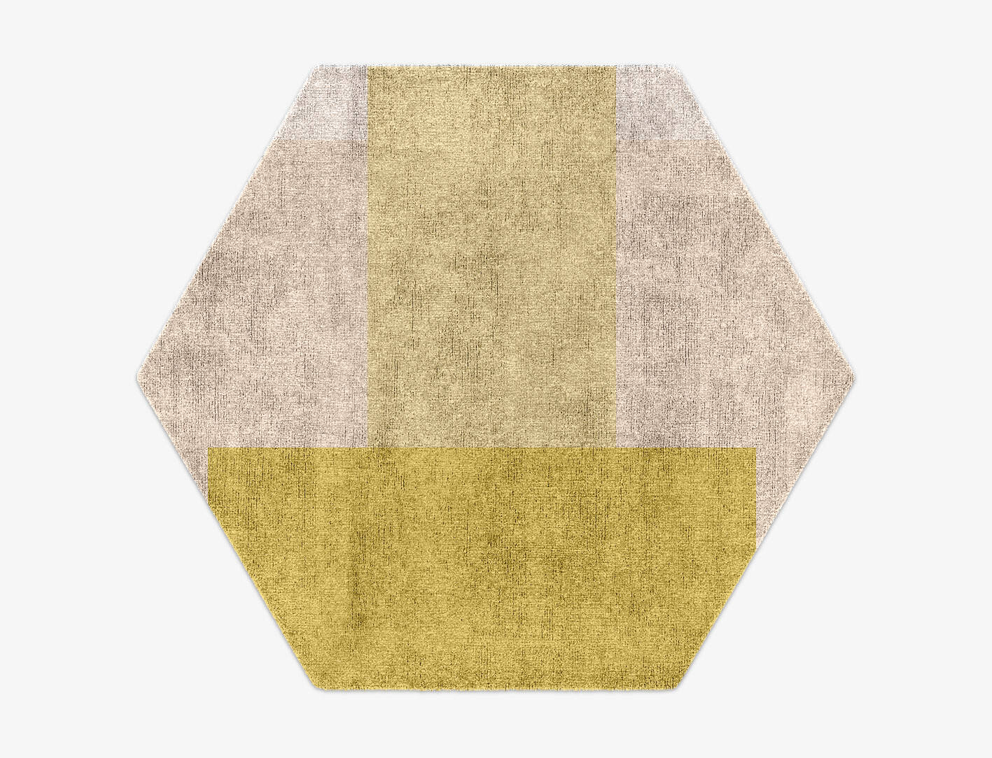 Kairos  Hexagon Hand Knotted Bamboo Silk Custom Rug by Rug Artisan