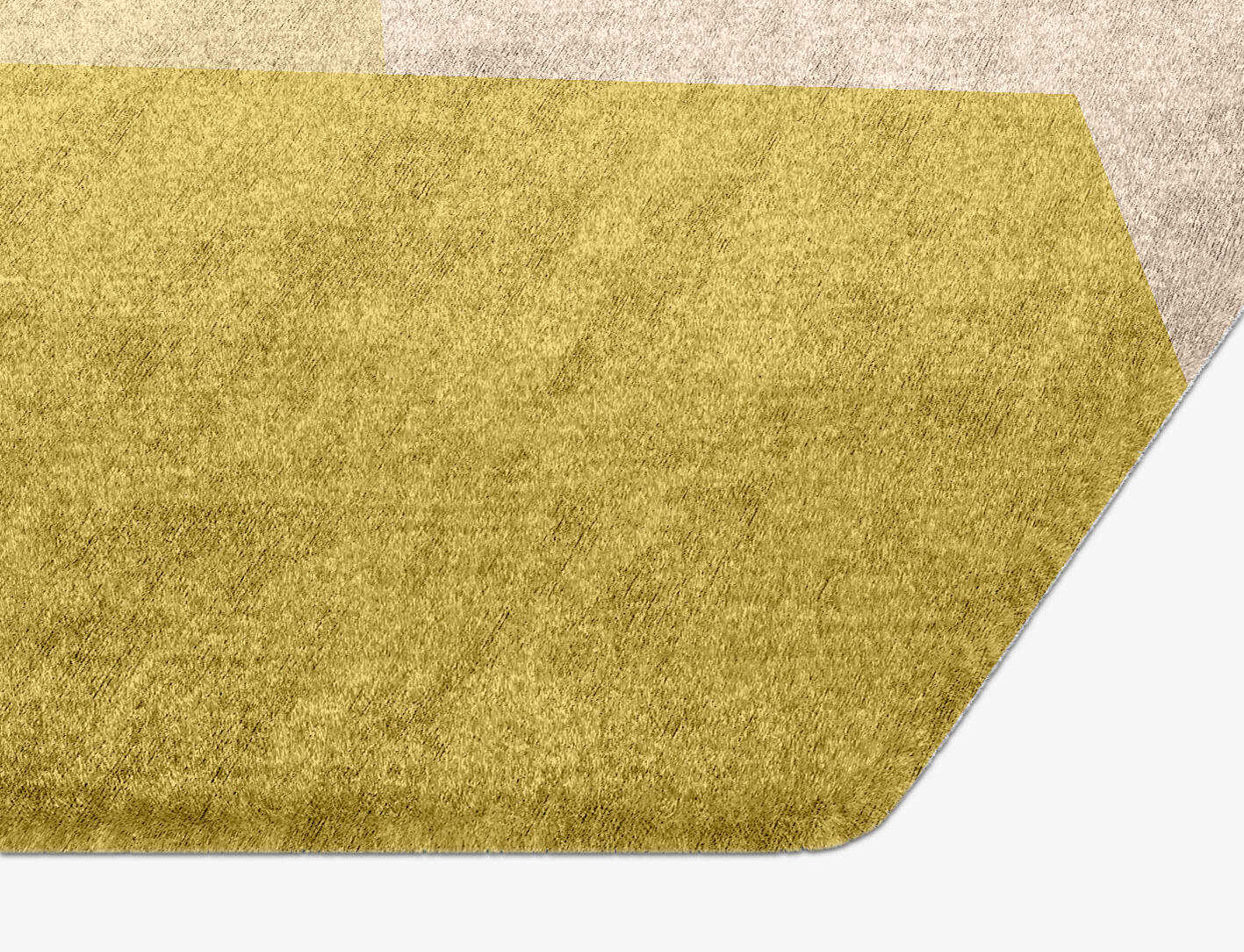 Kairos  Hexagon Hand Knotted Bamboo Silk Custom Rug by Rug Artisan