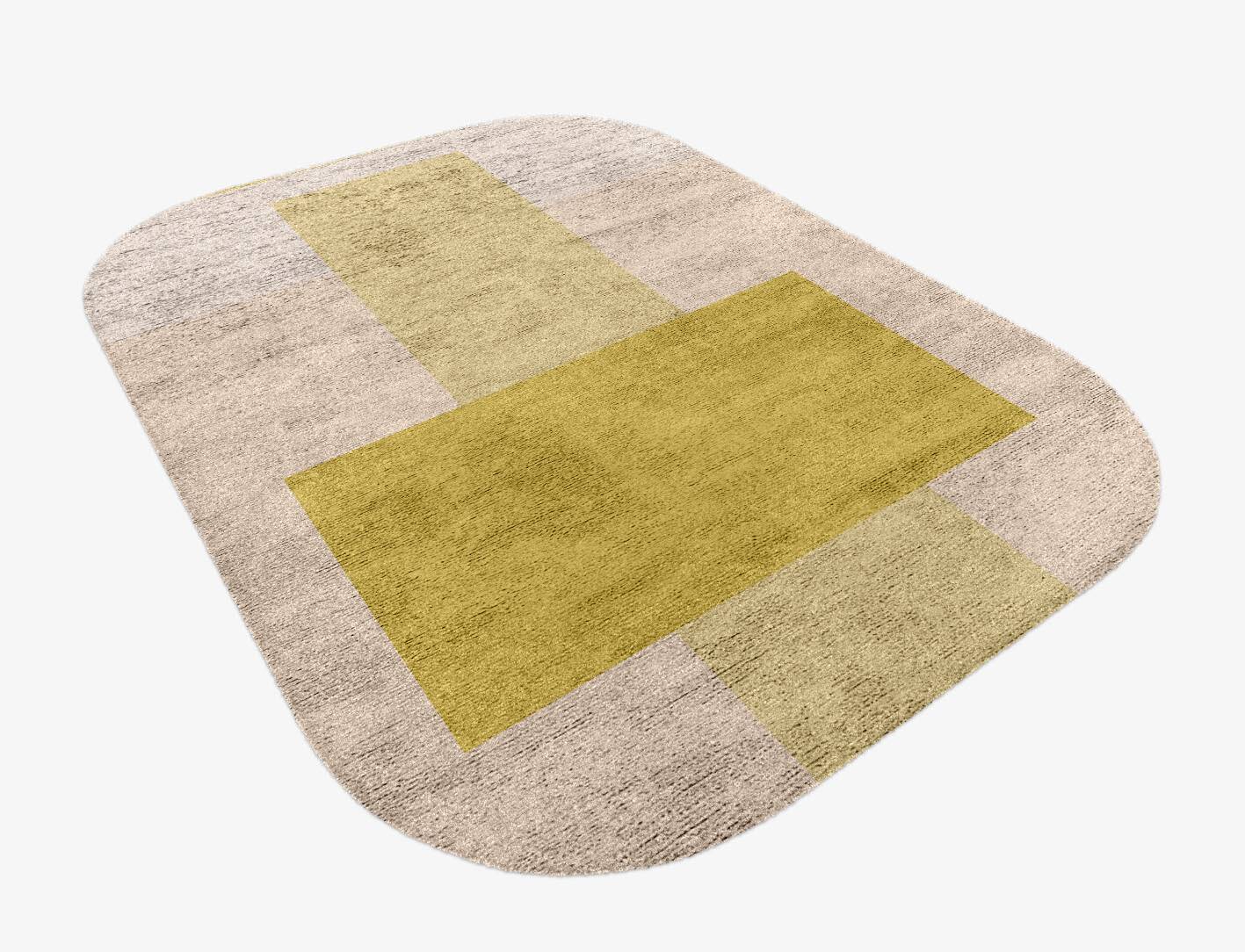 Kairos  Oblong Hand Knotted Bamboo Silk Custom Rug by Rug Artisan