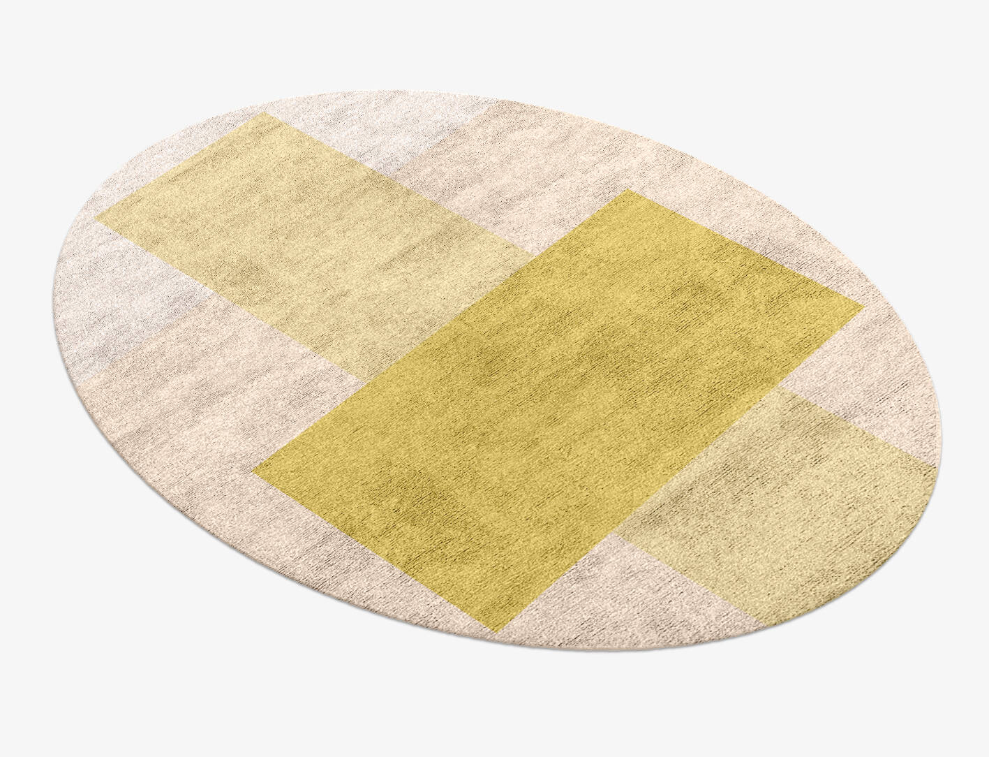Kairos  Oval Hand Knotted Bamboo Silk Custom Rug by Rug Artisan