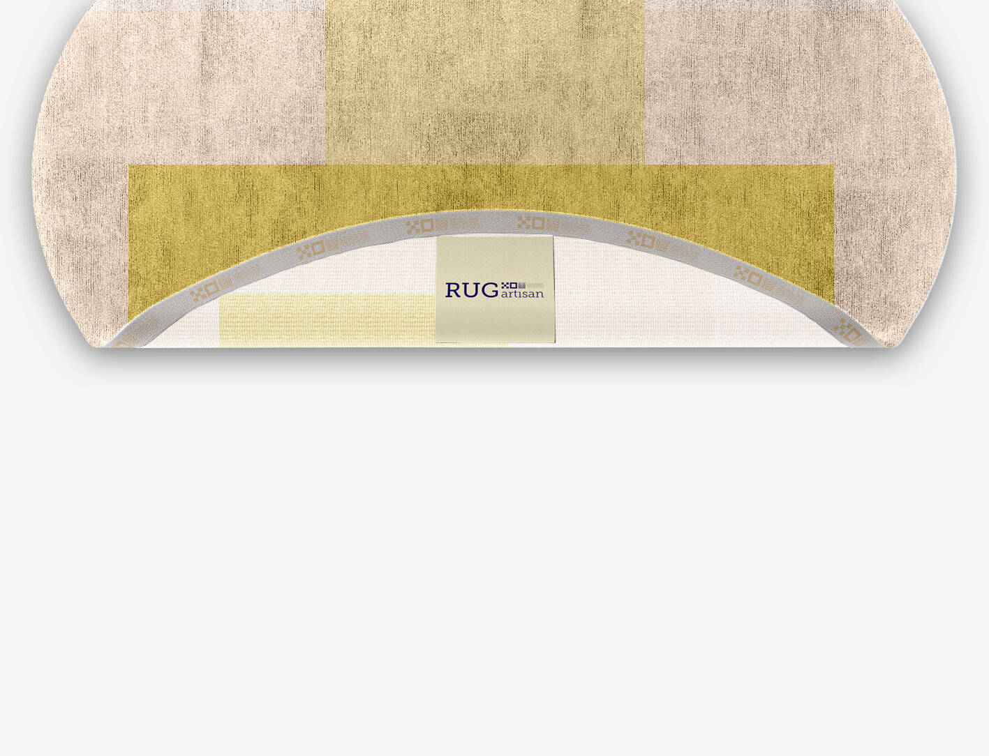 Kairos  Oval Hand Knotted Bamboo Silk Custom Rug by Rug Artisan