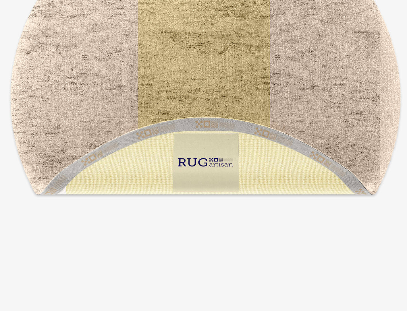 Kairos  Round Hand Knotted Bamboo Silk Custom Rug by Rug Artisan