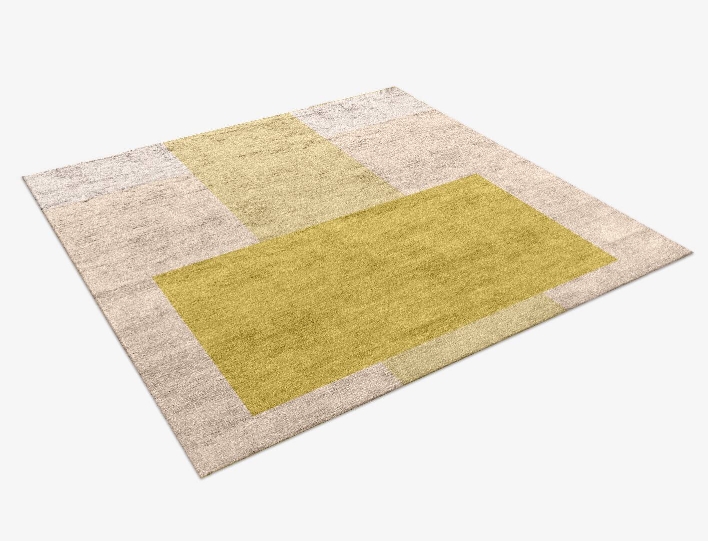 Kairos  Square Hand Knotted Bamboo Silk Custom Rug by Rug Artisan