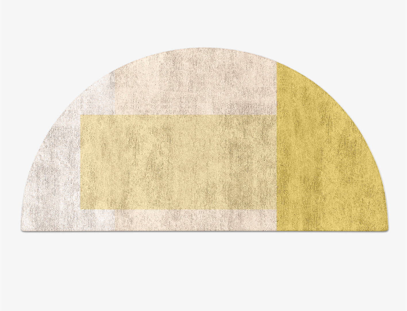 Kairos  Halfmoon Hand Tufted Bamboo Silk Custom Rug by Rug Artisan