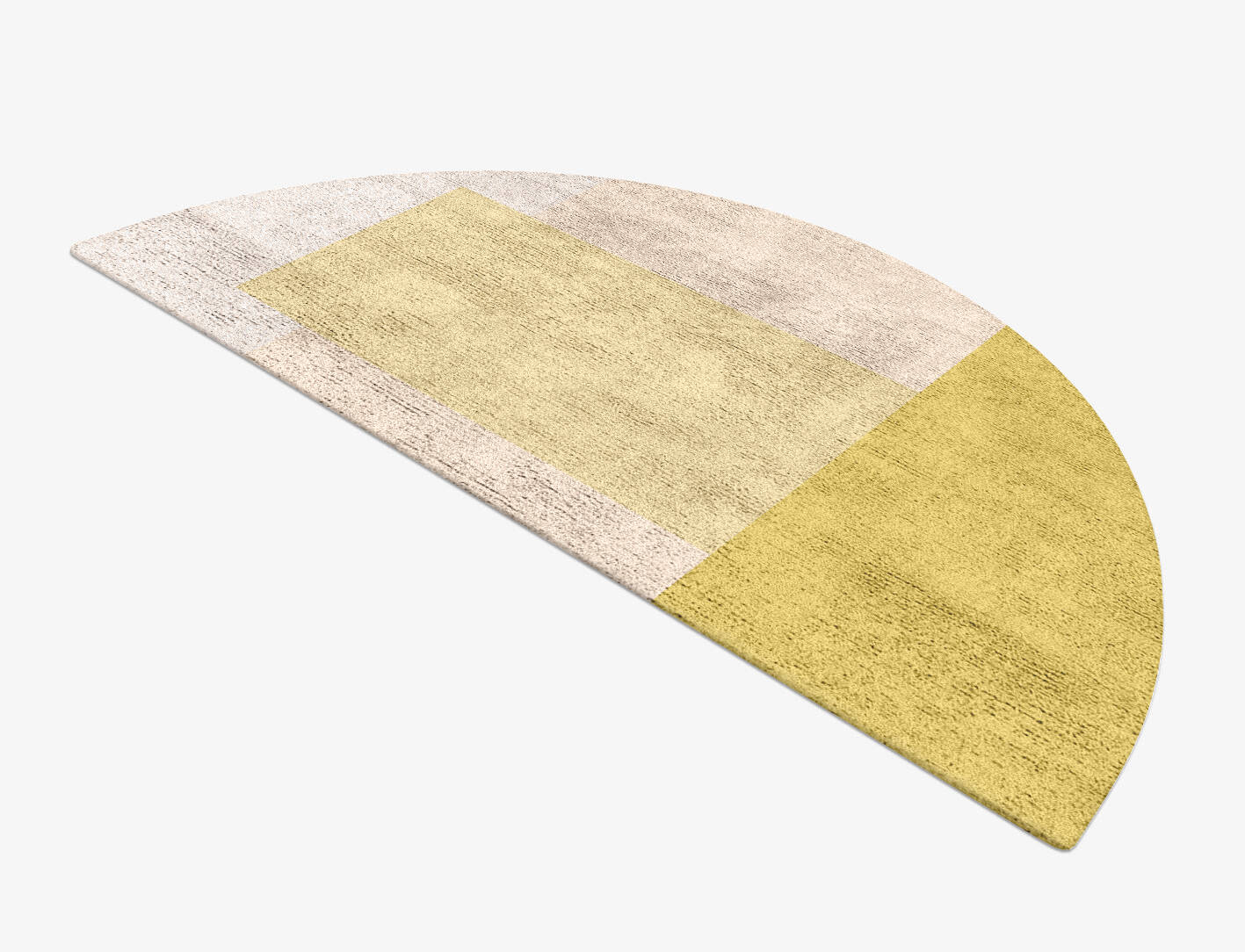 Kairos  Halfmoon Hand Tufted Bamboo Silk Custom Rug by Rug Artisan