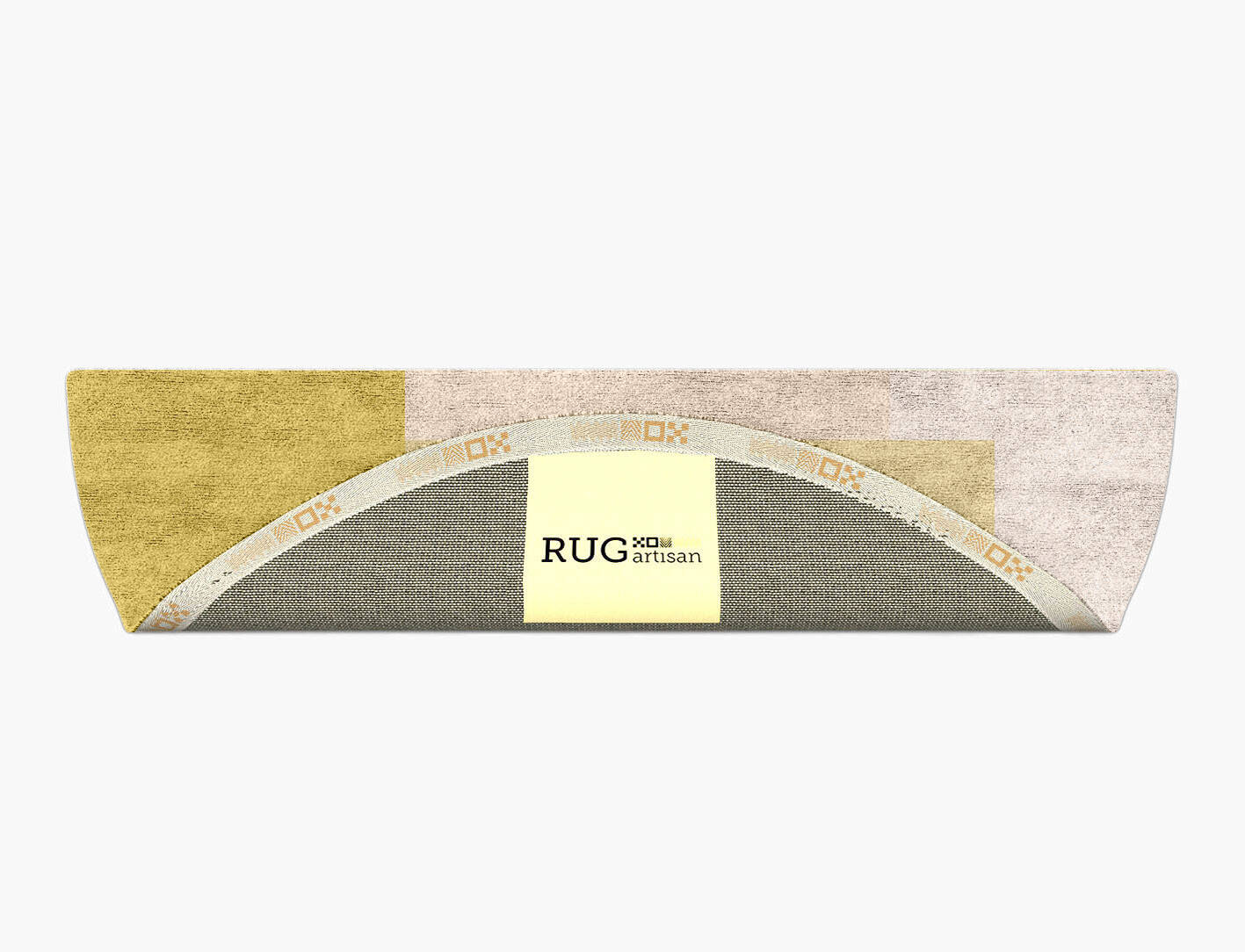 Kairos  Halfmoon Hand Tufted Bamboo Silk Custom Rug by Rug Artisan