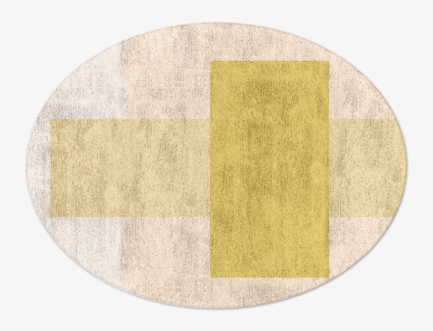 Kairos  Oval Hand Tufted Bamboo Silk Custom Rug by Rug Artisan