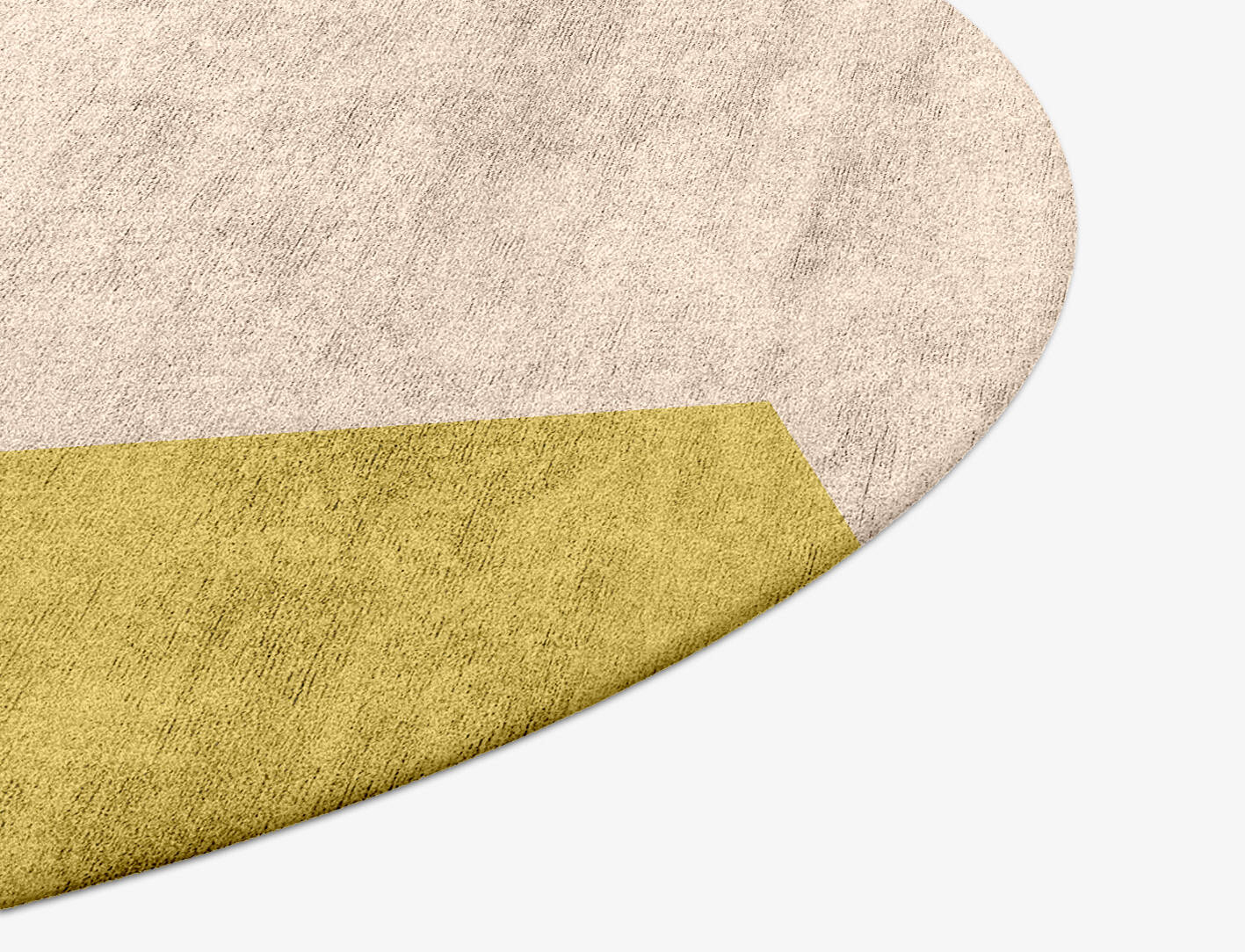 Kairos  Round Hand Tufted Bamboo Silk Custom Rug by Rug Artisan