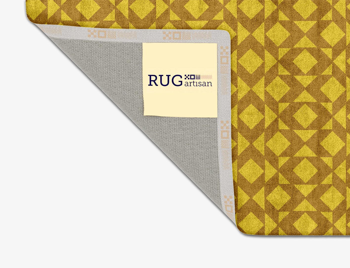 Kaleidoscope Geometric Square Hand Tufted Bamboo Silk Custom Rug by Rug Artisan