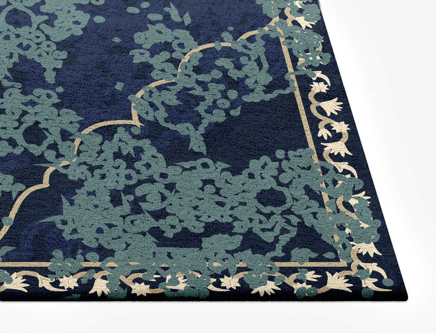 Kamyar Persian Bagh Rectangle Hand Tufted Pure Wool Custom Rug by Rug Artisan