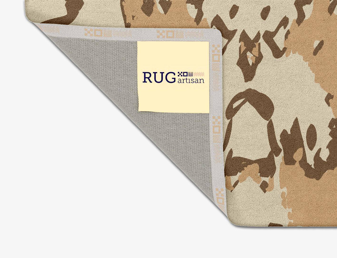 Kanga Abstract Square Hand Tufted Pure Wool Custom Rug by Rug Artisan