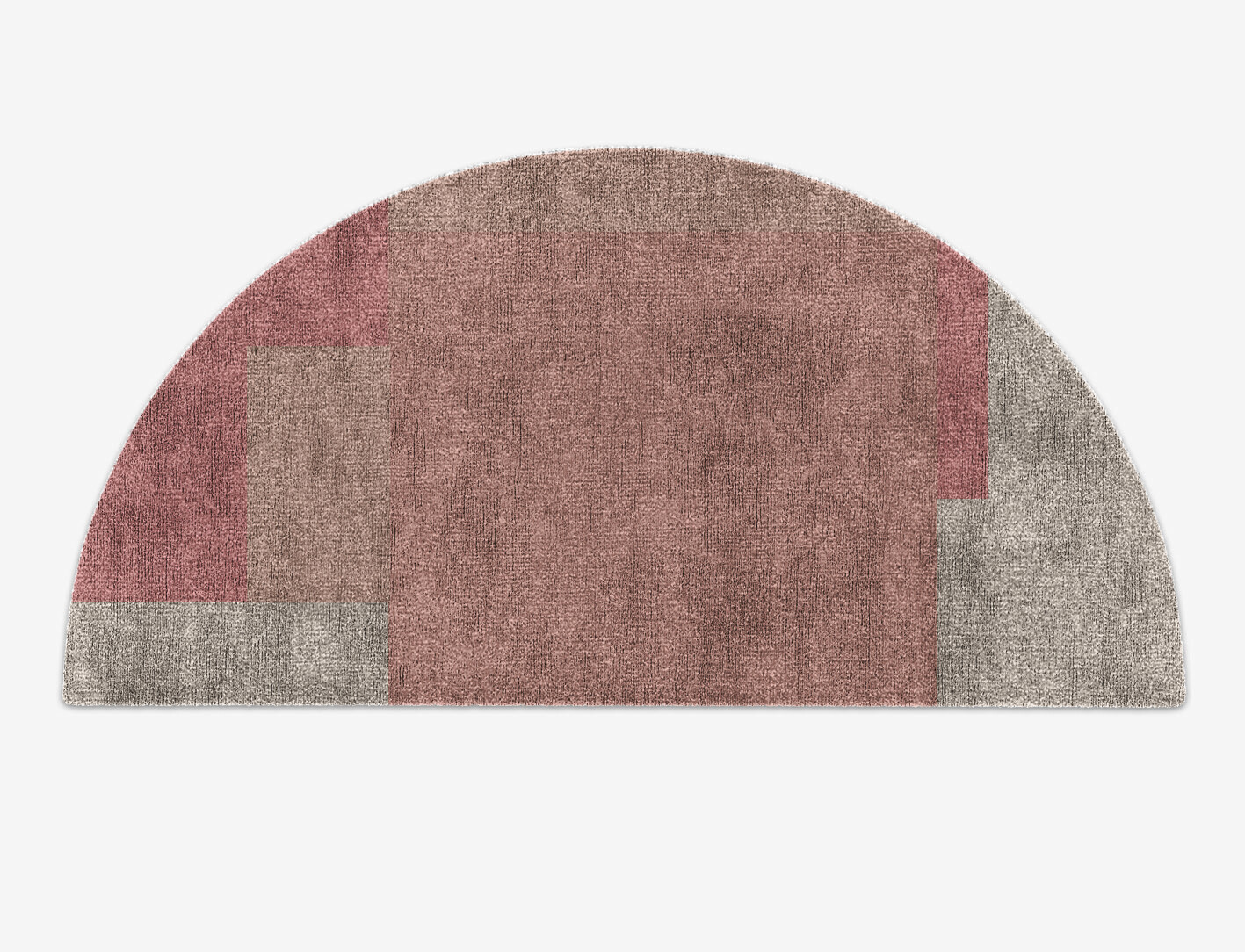 Kaukai  Halfmoon Hand Knotted Bamboo Silk Custom Rug by Rug Artisan