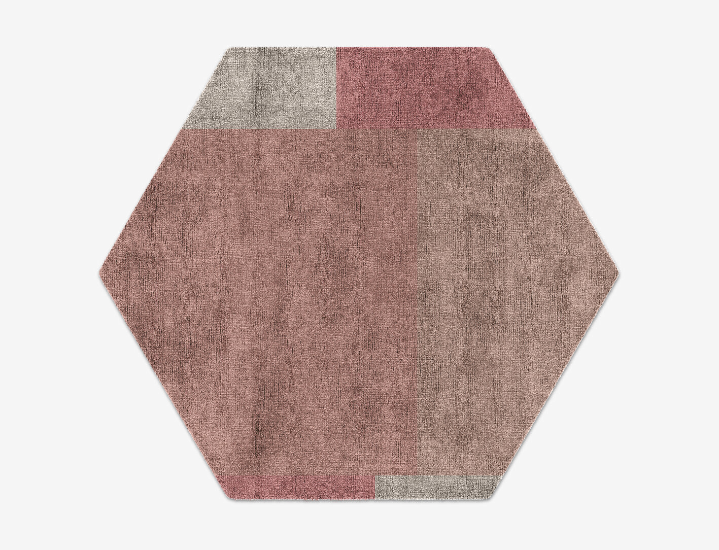 Kaukai  Hexagon Hand Knotted Bamboo Silk Custom Rug by Rug Artisan