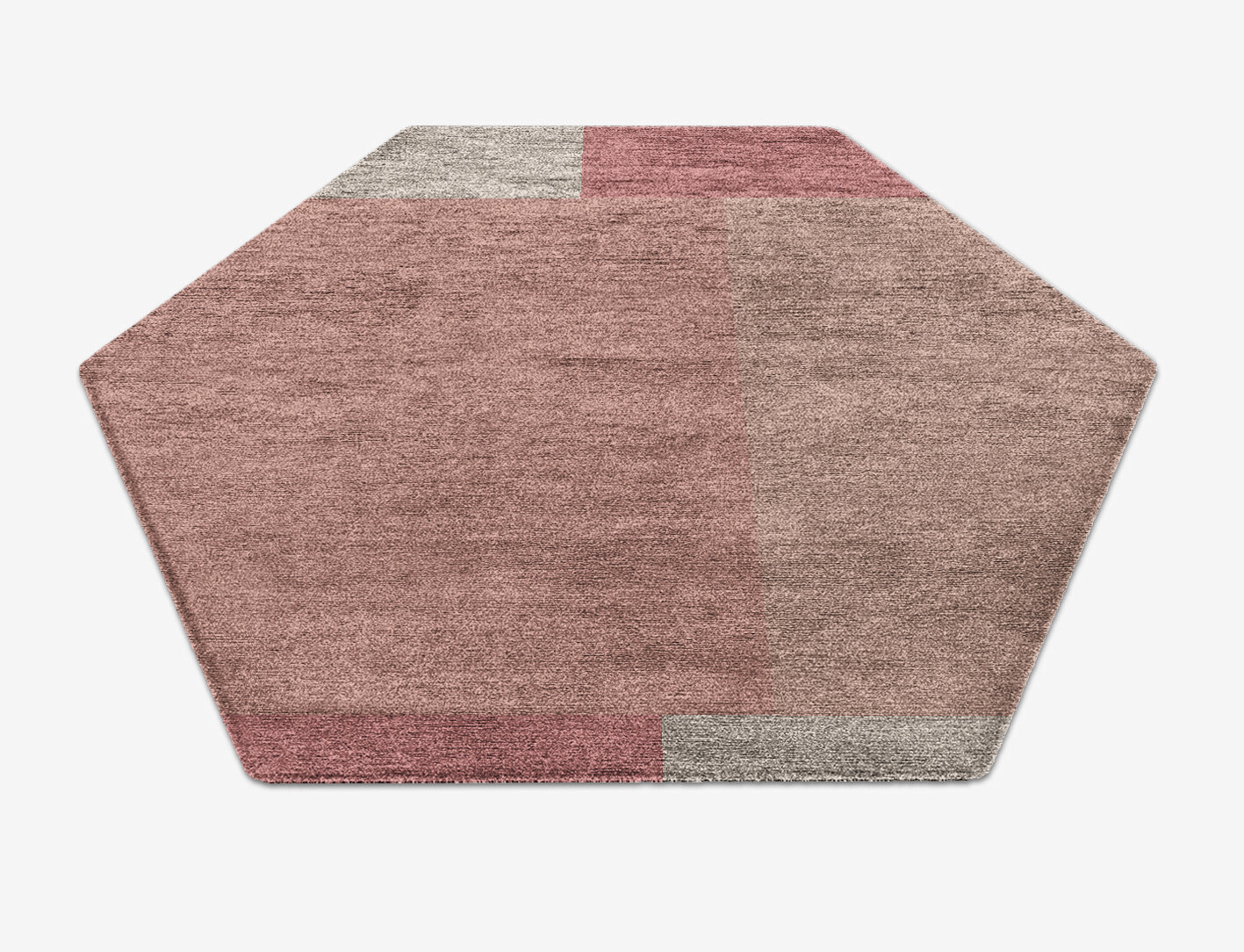 Kaukai  Hexagon Hand Knotted Bamboo Silk Custom Rug by Rug Artisan
