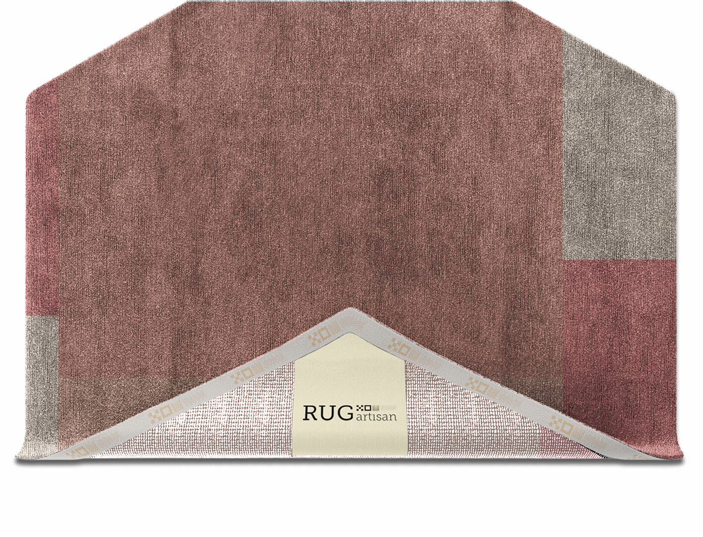 Kaukai  Hexagon Hand Knotted Bamboo Silk Custom Rug by Rug Artisan