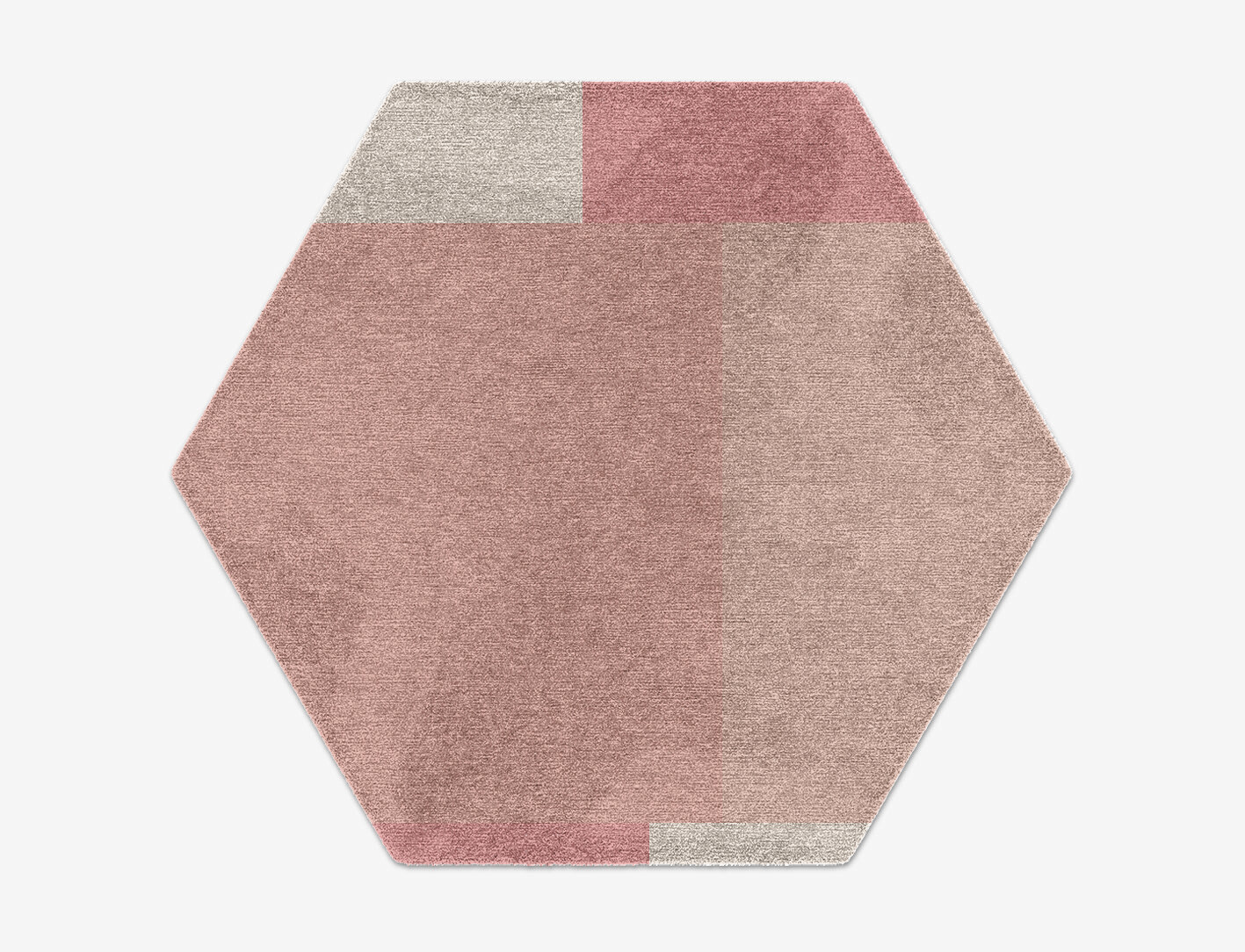Kaukai  Hexagon Hand Knotted Tibetan Wool Custom Rug by Rug Artisan