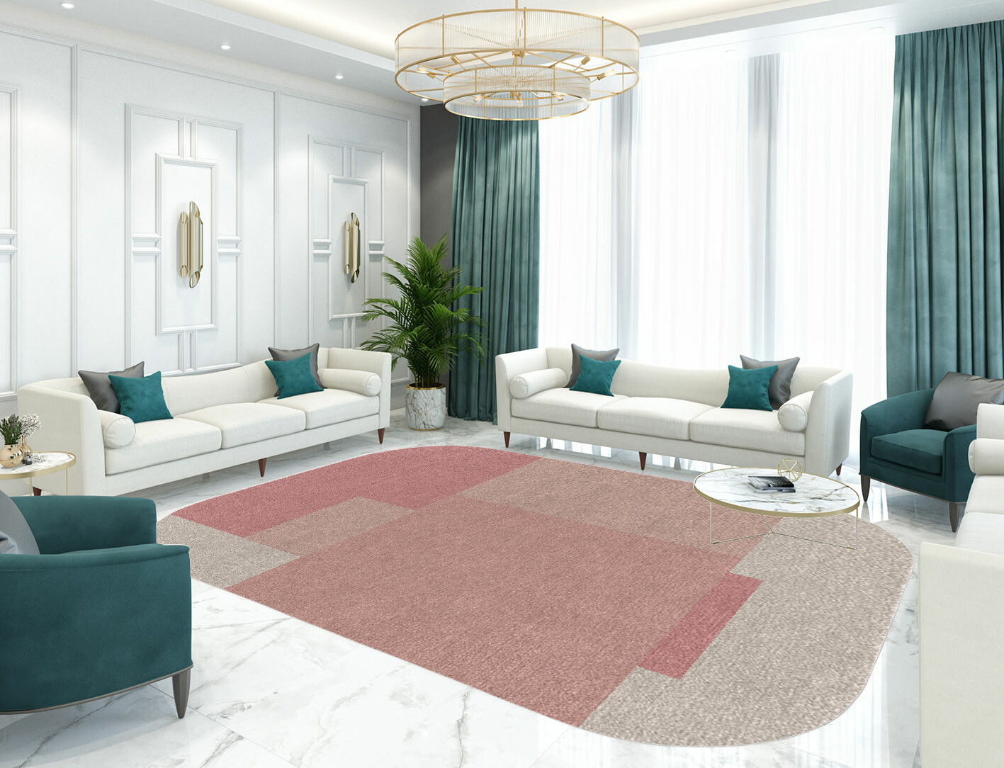Kaukai  Oblong Hand Knotted Tibetan Wool Custom Rug by Rug Artisan