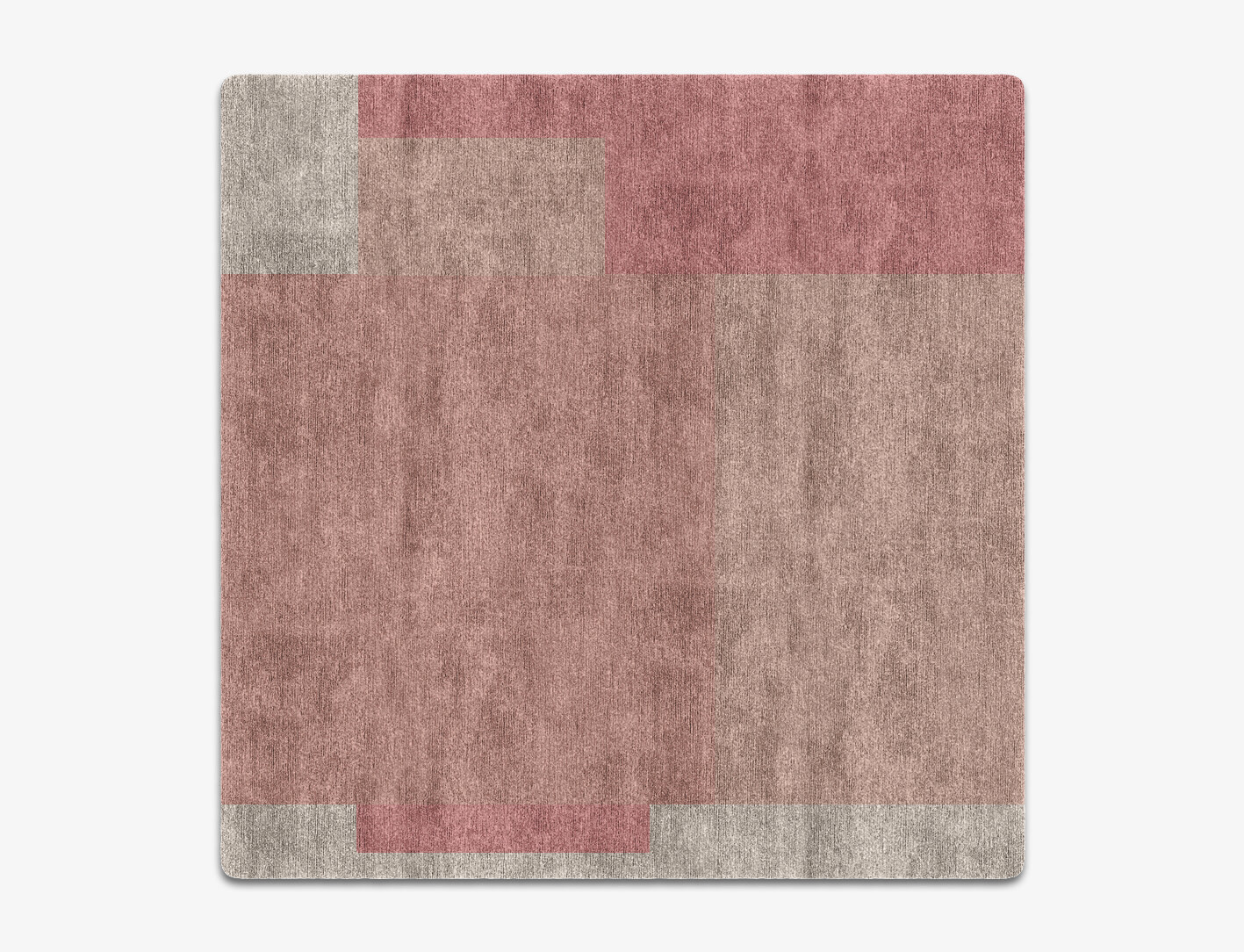 Kaukai  Square Hand Knotted Bamboo Silk Custom Rug by Rug Artisan
