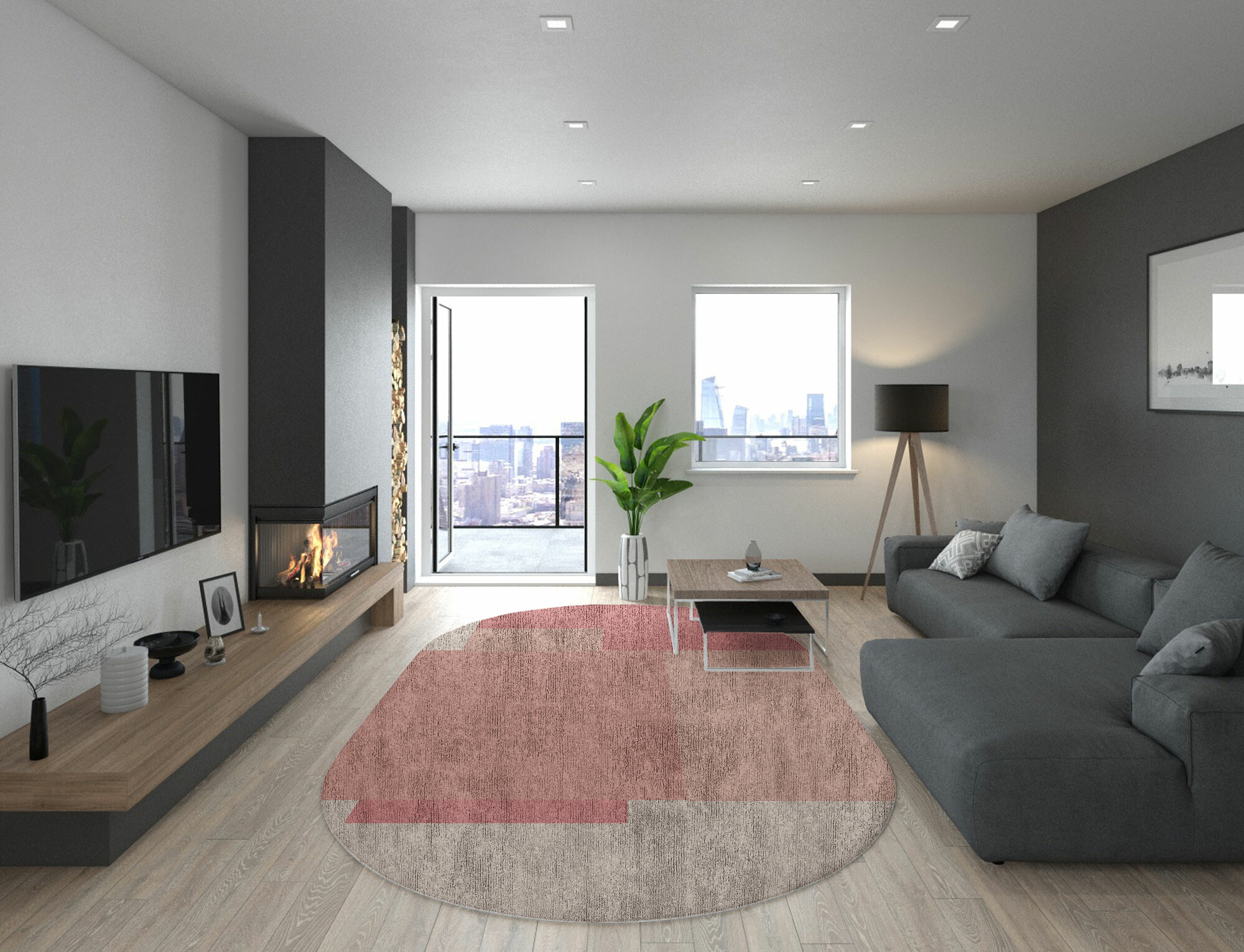 Kaukai  Capsule Hand Tufted Bamboo Silk Custom Rug by Rug Artisan