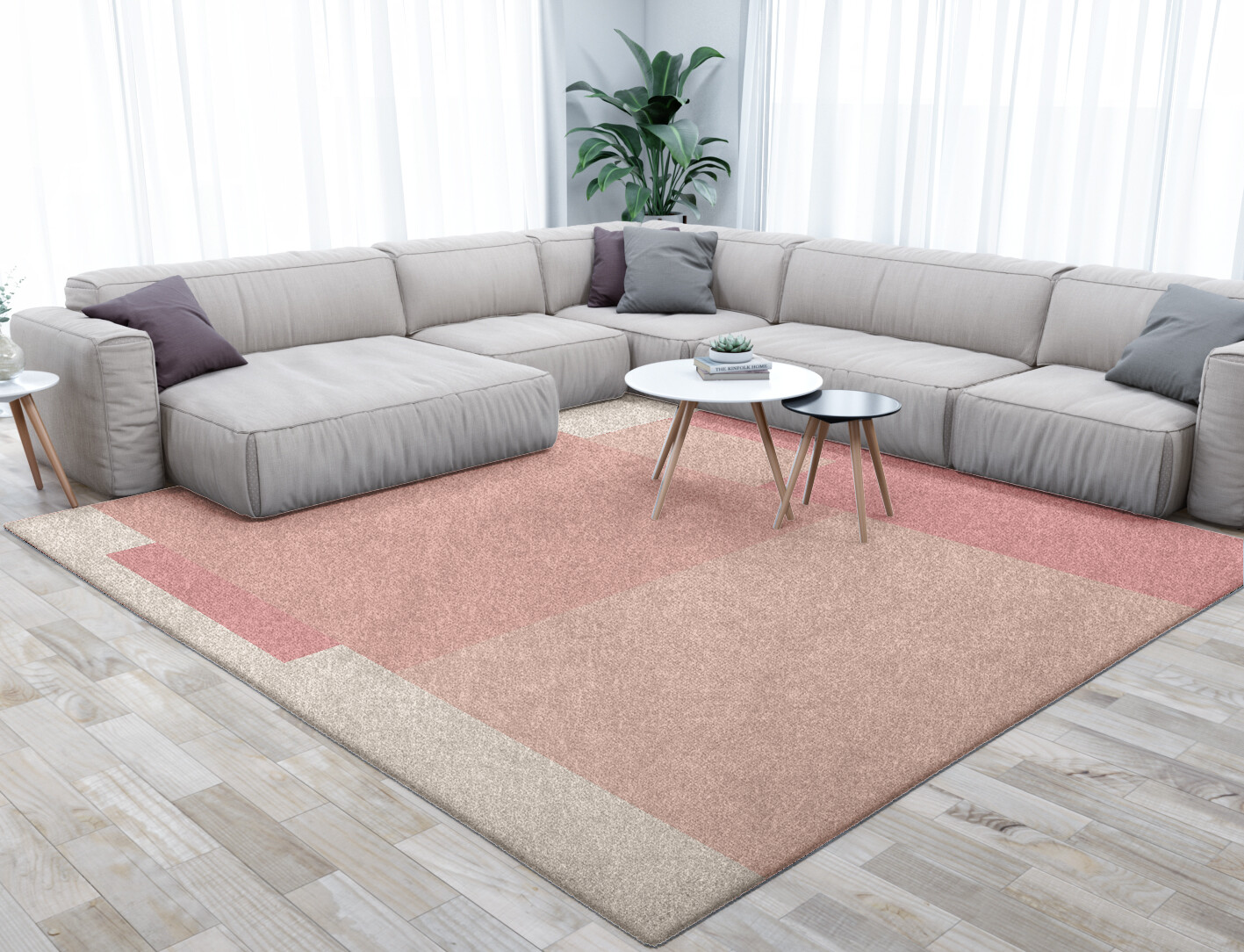 Kaukai  Square Hand Tufted Pure Wool Custom Rug by Rug Artisan