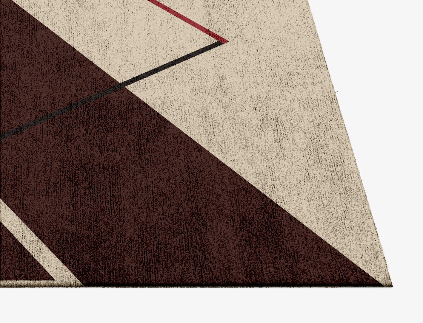 Kef Abstract Square Hand Knotted Bamboo Silk Custom Rug by Rug Artisan