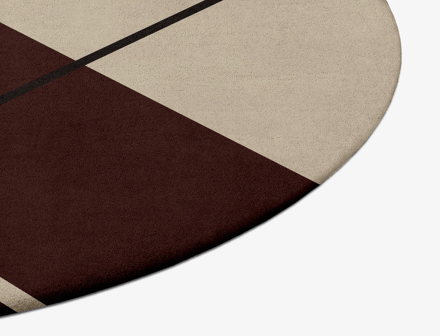 Kef Abstract Oval Hand Tufted Pure Wool Custom Rug by Rug Artisan