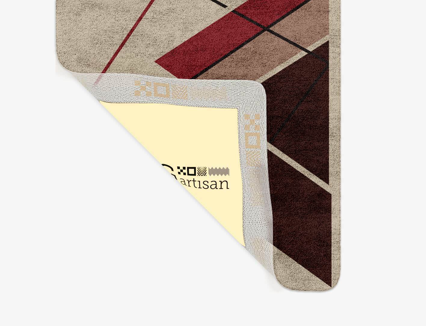 Kef Abstract Runner Hand Tufted Bamboo Silk Custom Rug by Rug Artisan