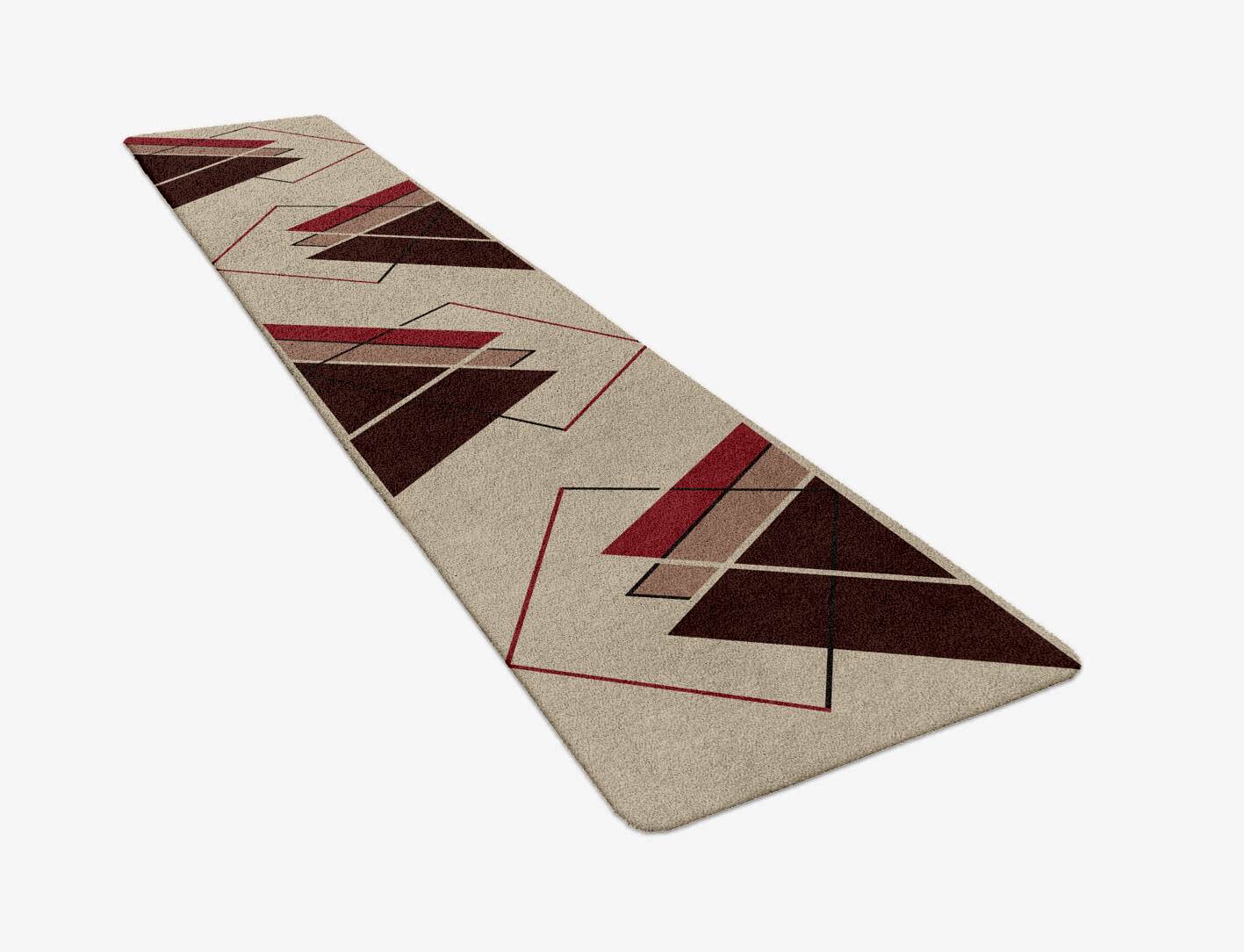 Kef Abstract Runner Hand Tufted Pure Wool Custom Rug by Rug Artisan