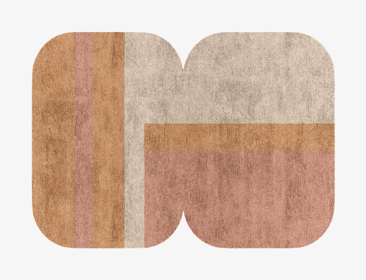 Kilig  Eight Hand Knotted Bamboo Silk Custom Rug by Rug Artisan
