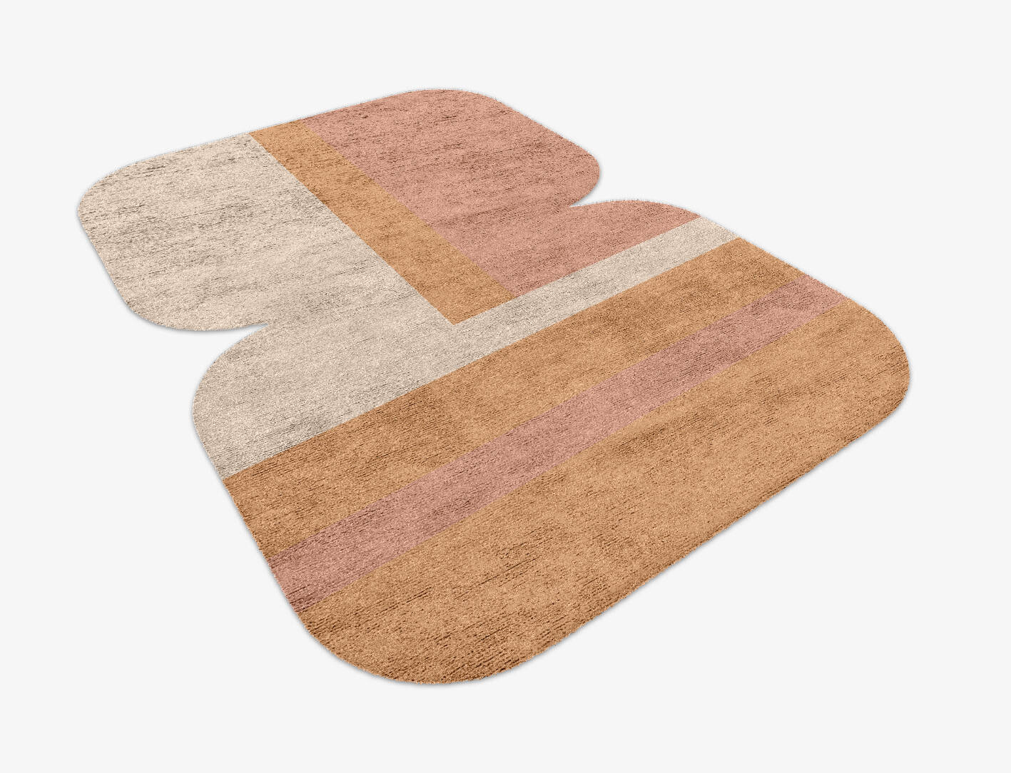 Kilig  Eight Hand Knotted Bamboo Silk Custom Rug by Rug Artisan