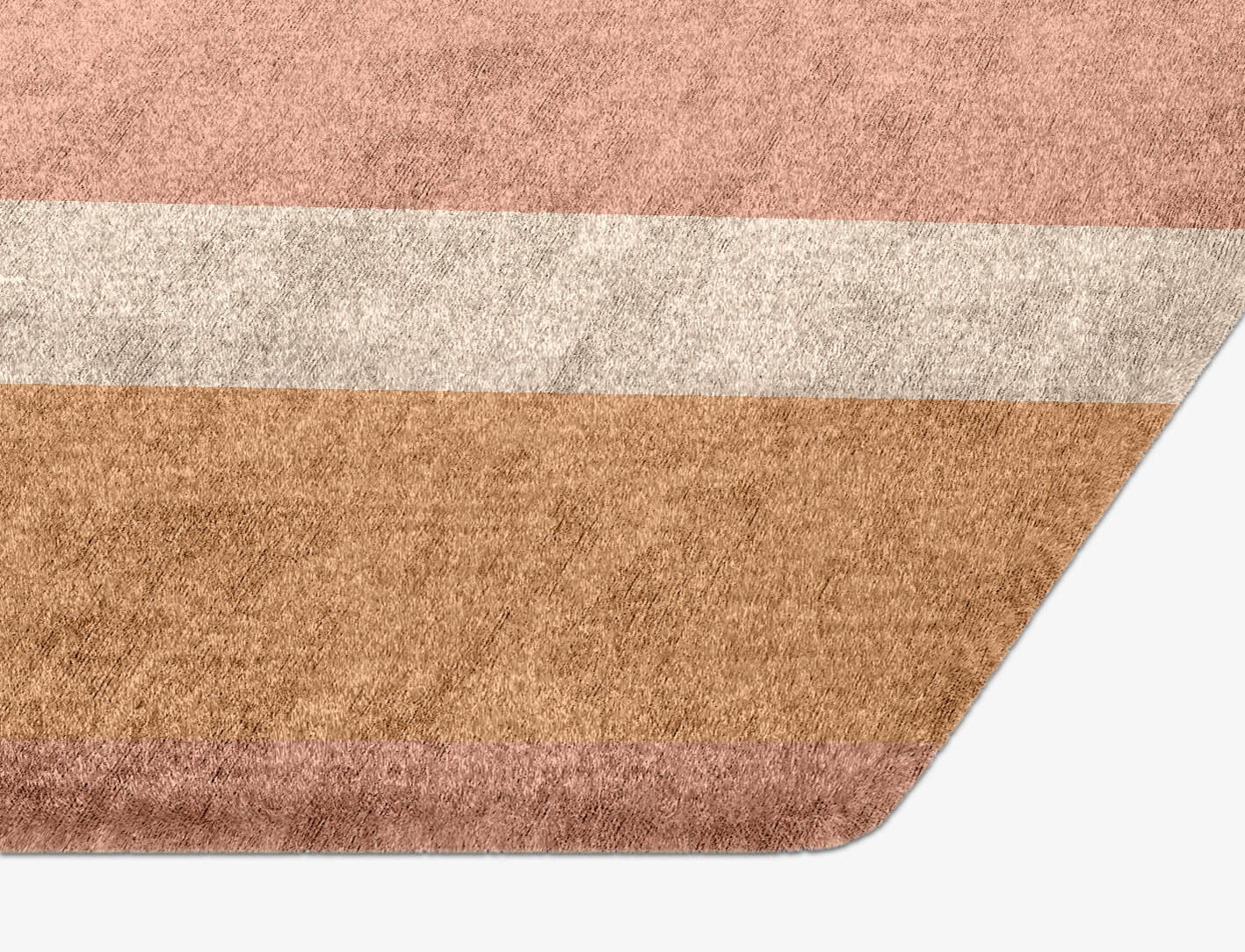 Kilig  Hexagon Hand Knotted Bamboo Silk Custom Rug by Rug Artisan