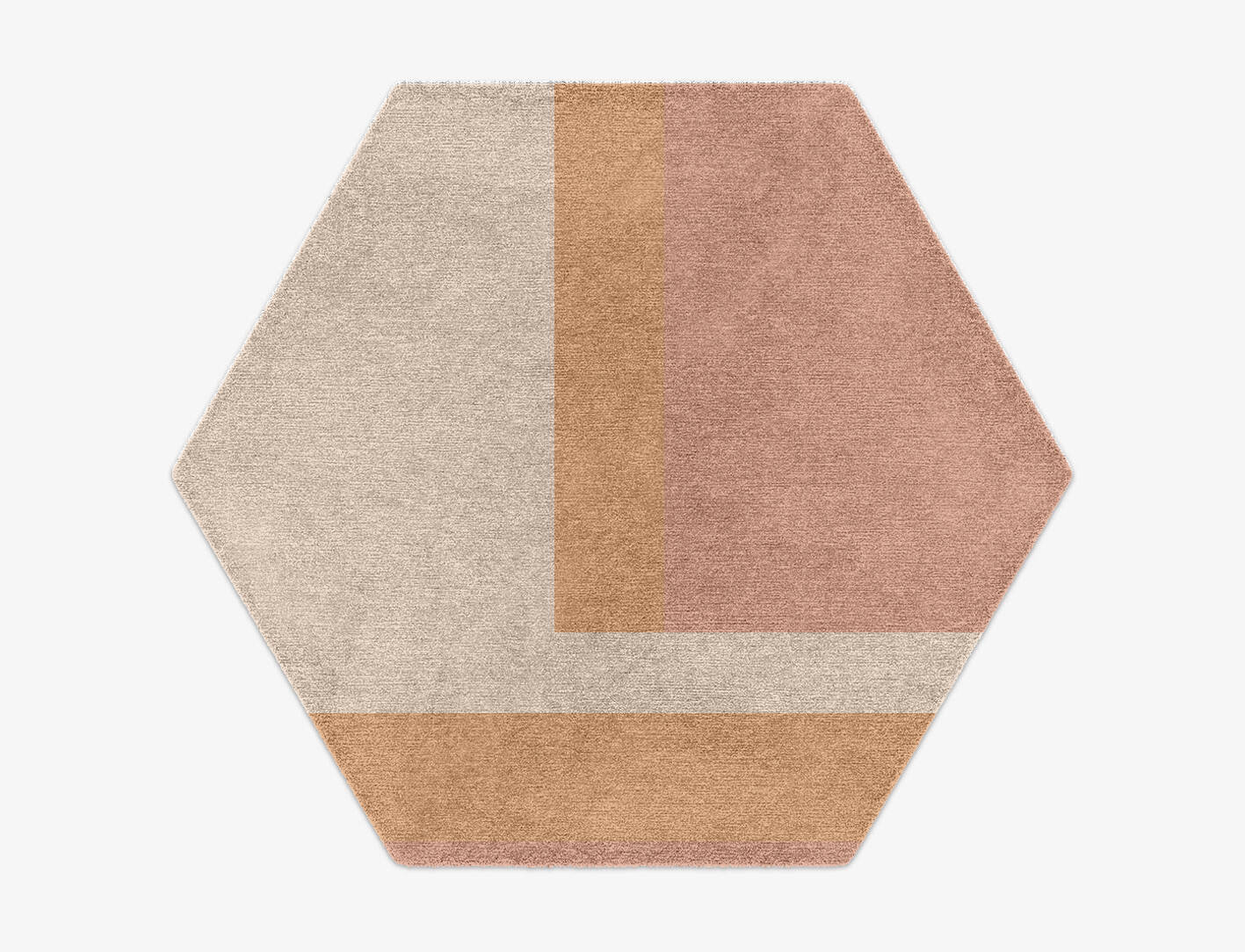 Kilig  Hexagon Hand Knotted Tibetan Wool Custom Rug by Rug Artisan