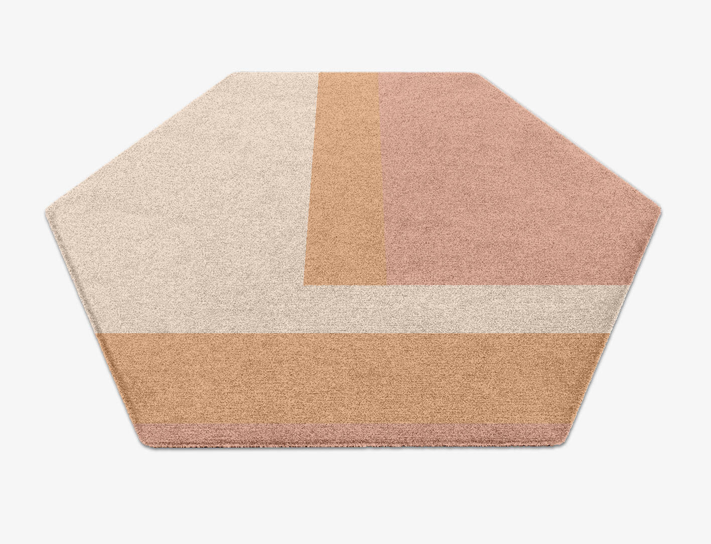 Kilig  Hexagon Hand Knotted Tibetan Wool Custom Rug by Rug Artisan
