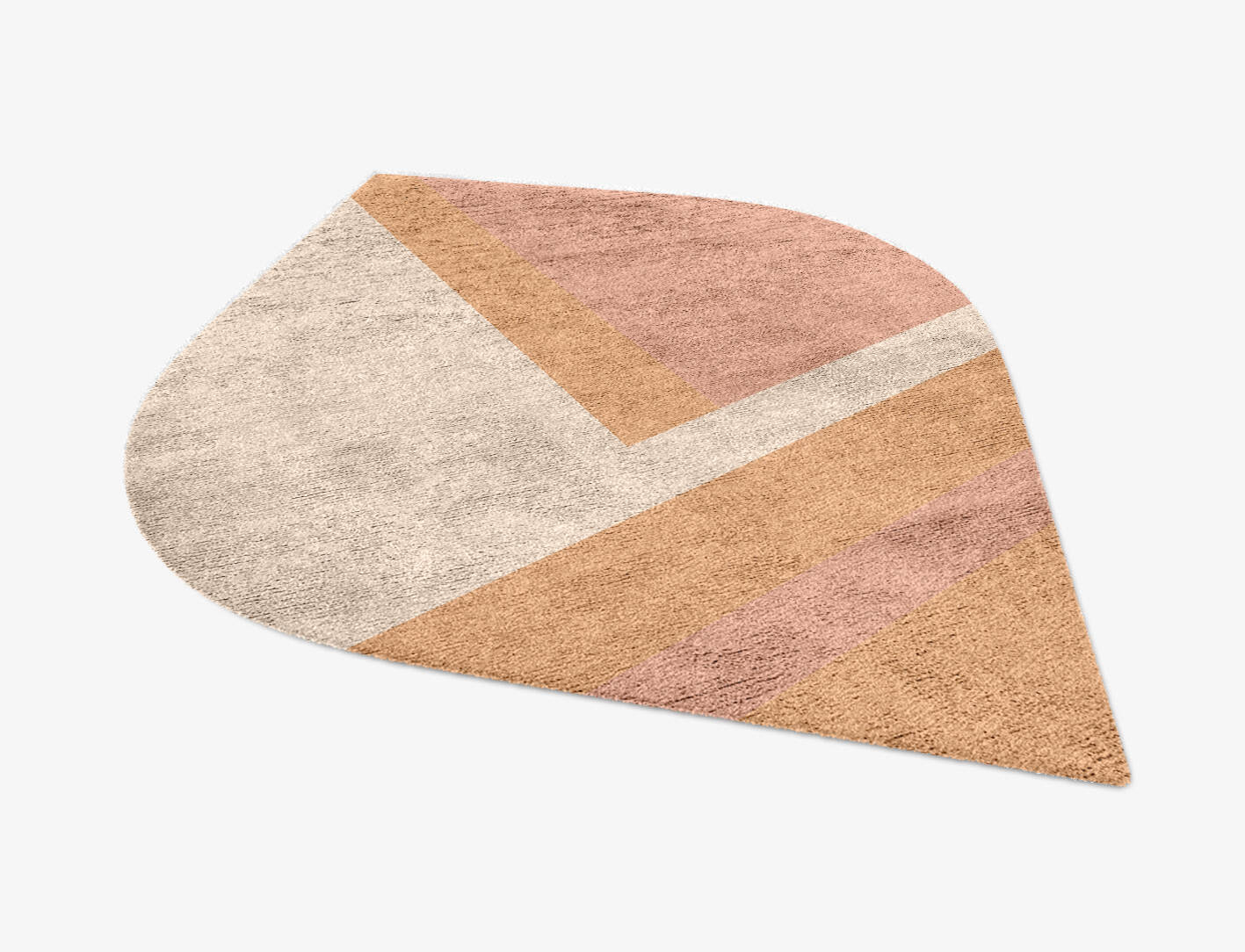 Kilig  Ogee Hand Knotted Bamboo Silk Custom Rug by Rug Artisan