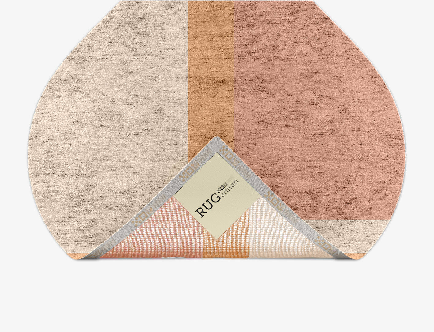 Kilig  Ogee Hand Knotted Bamboo Silk Custom Rug by Rug Artisan