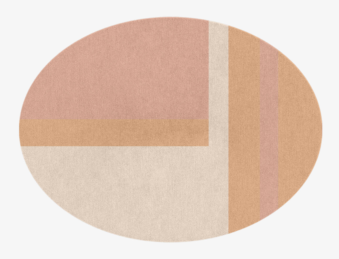 Kilig  Oval Hand Knotted Tibetan Wool Custom Rug by Rug Artisan