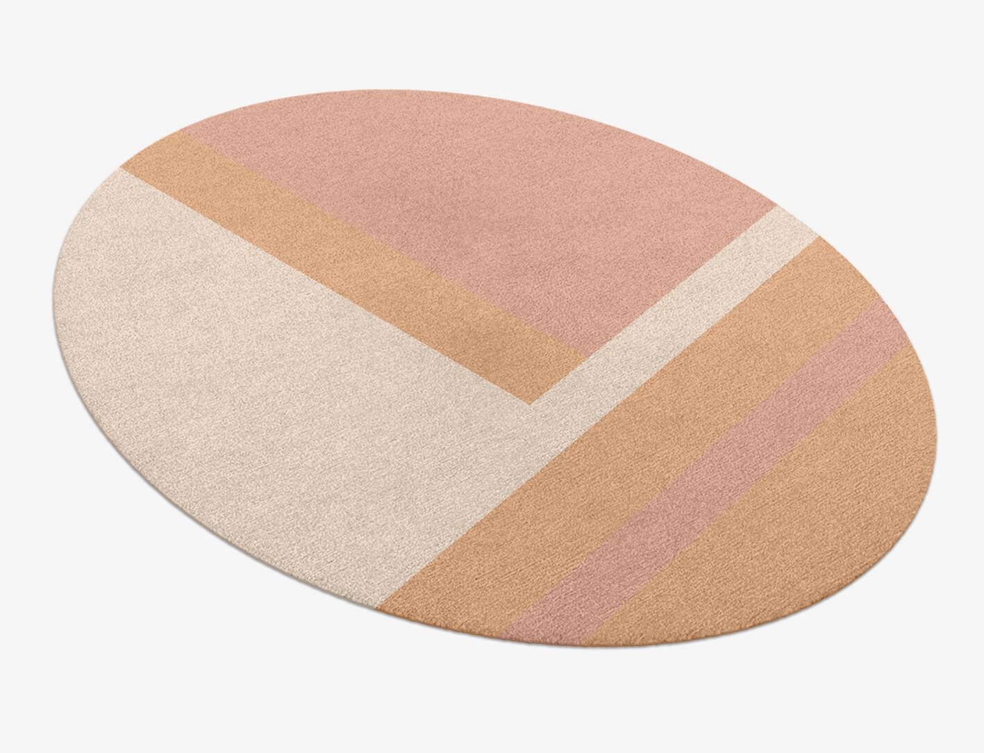Kilig  Oval Hand Knotted Tibetan Wool Custom Rug by Rug Artisan