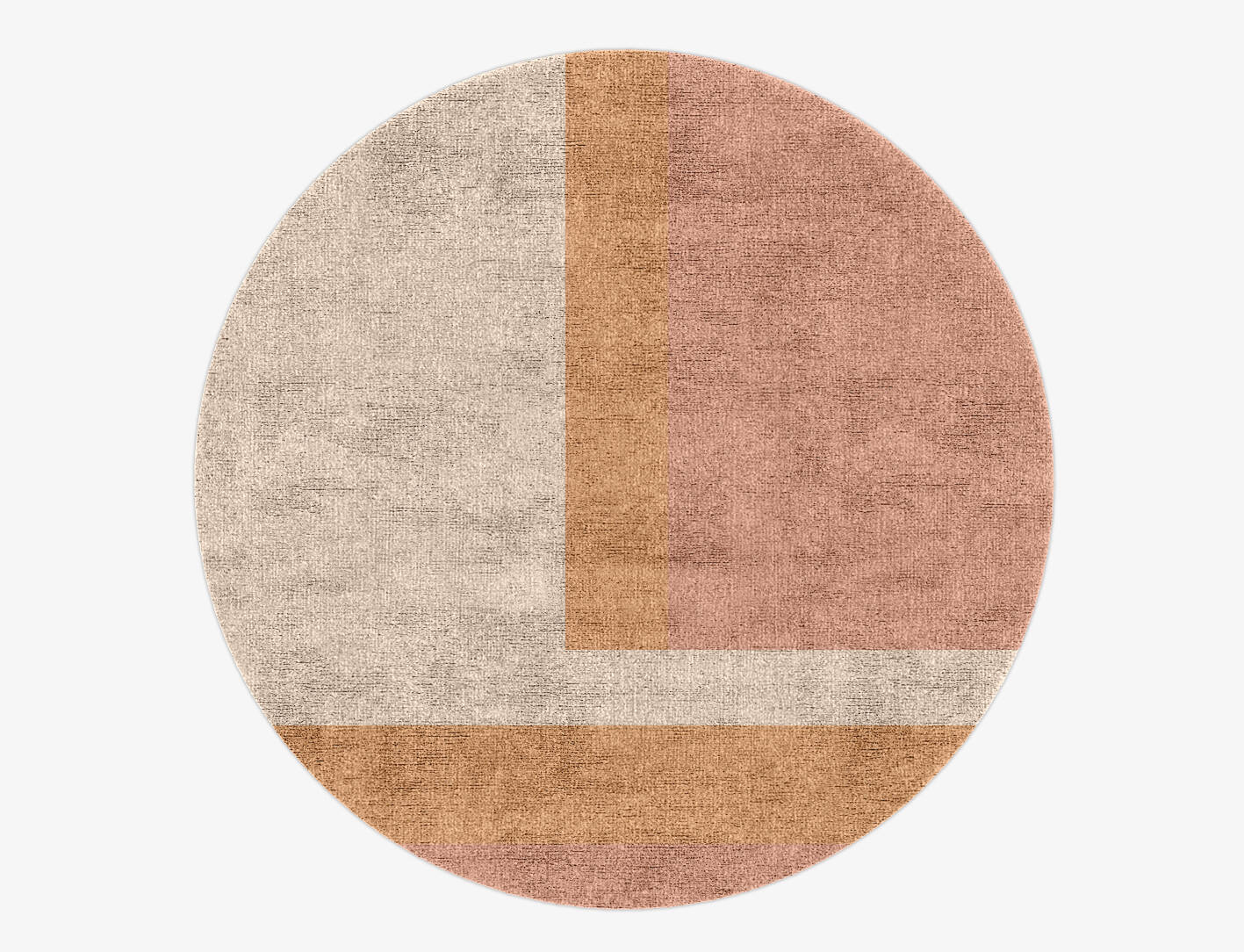 Kilig  Round Hand Knotted Bamboo Silk Custom Rug by Rug Artisan