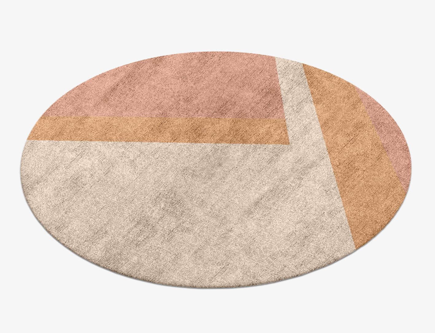 Kilig  Round Hand Knotted Bamboo Silk Custom Rug by Rug Artisan