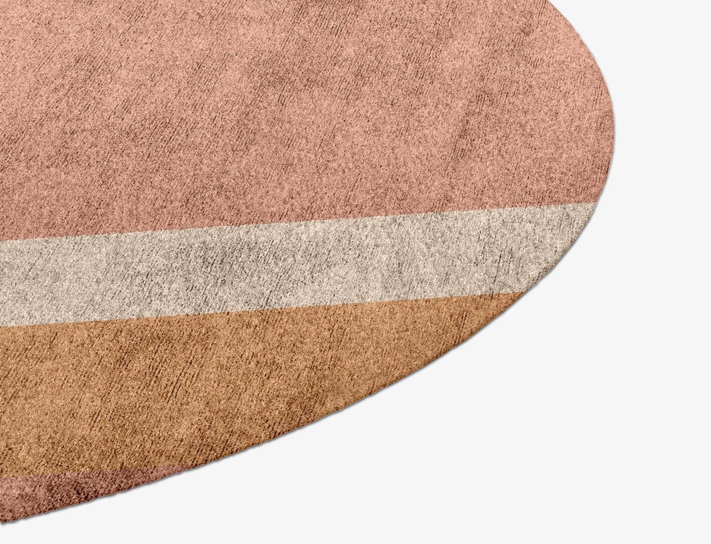 Kilig  Round Hand Knotted Bamboo Silk Custom Rug by Rug Artisan