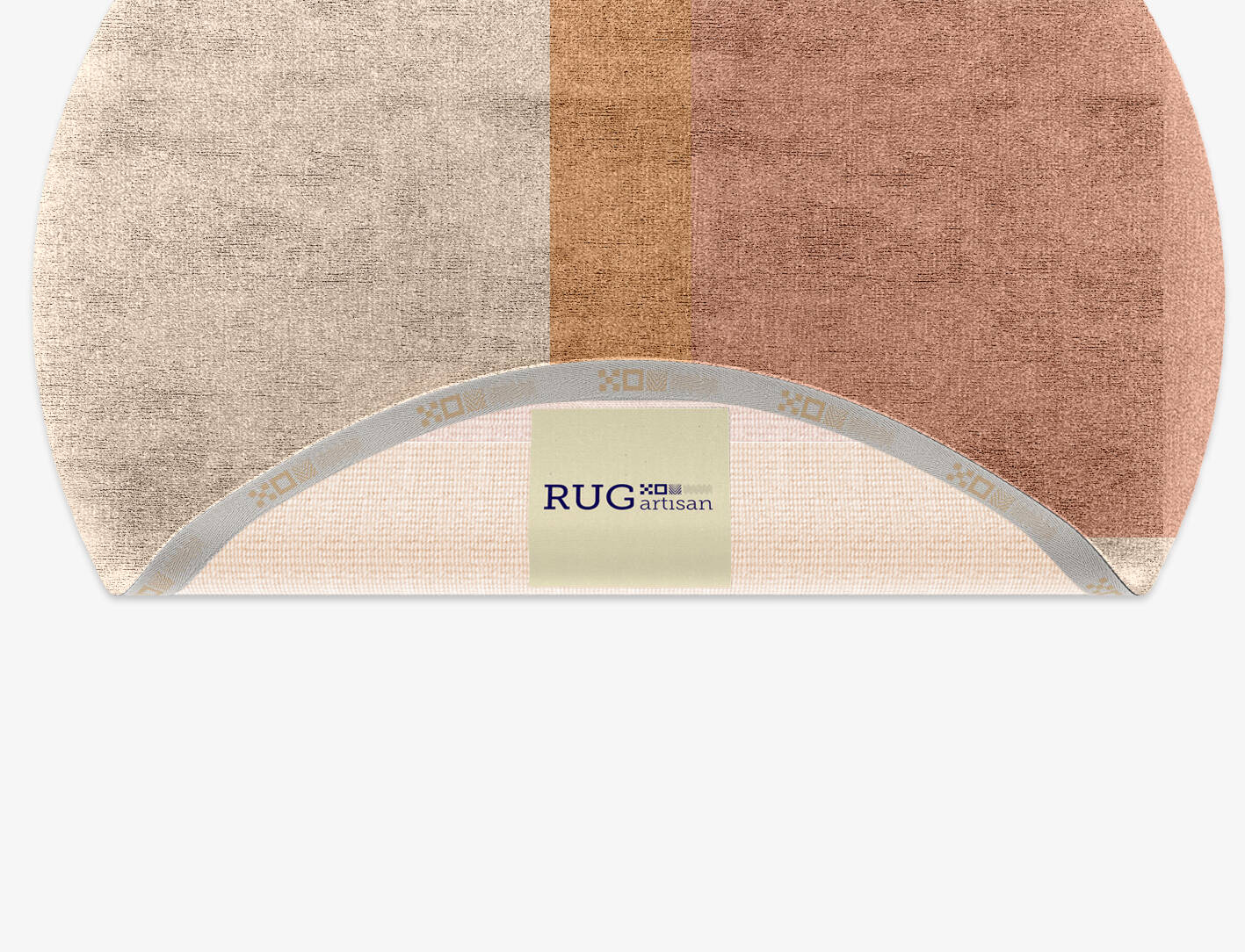 Kilig  Round Hand Knotted Bamboo Silk Custom Rug by Rug Artisan
