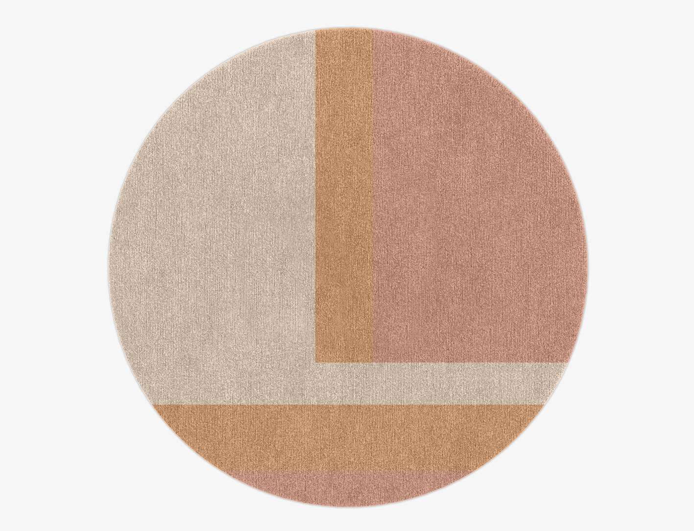Kilig  Round Hand Knotted Tibetan Wool Custom Rug by Rug Artisan